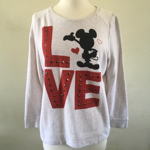 Disney Other - 🛍 DISNEY MICKEY MOUSE LOVE SWEATSHIRT SWEATER